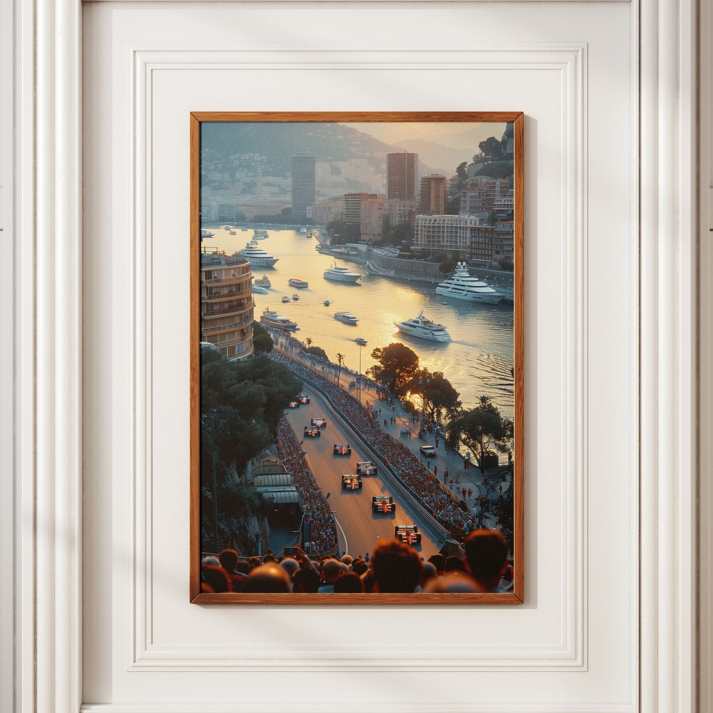 Monaco Race Track Vintage Poster