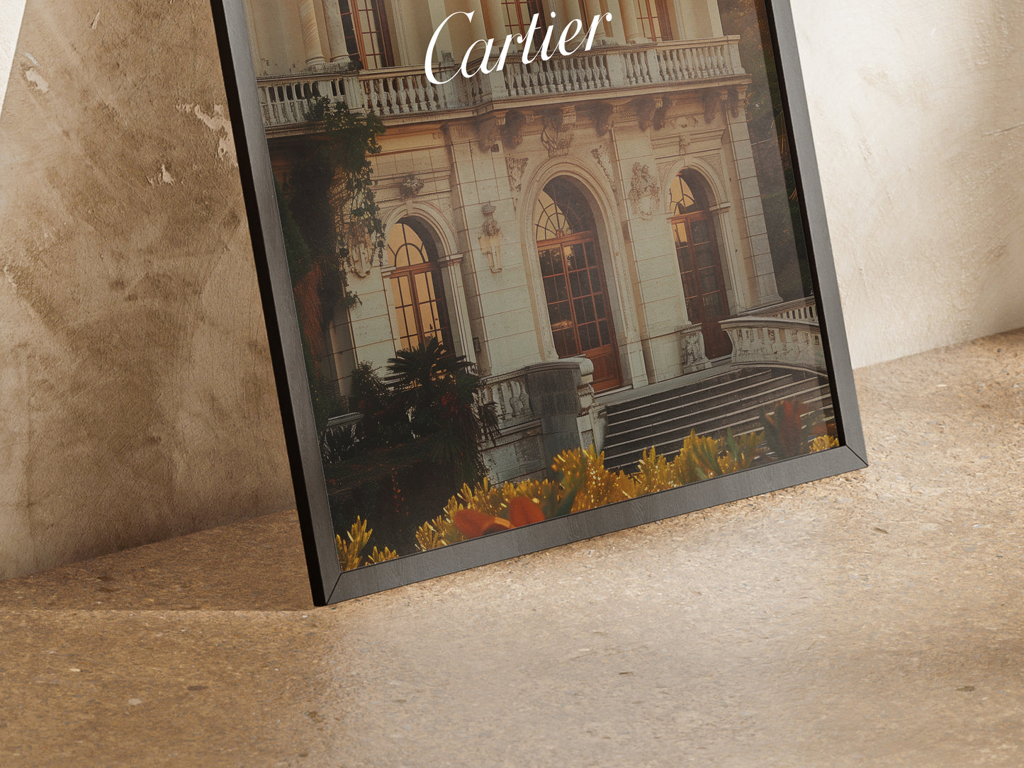 Cartier Monaco Vintage Poster