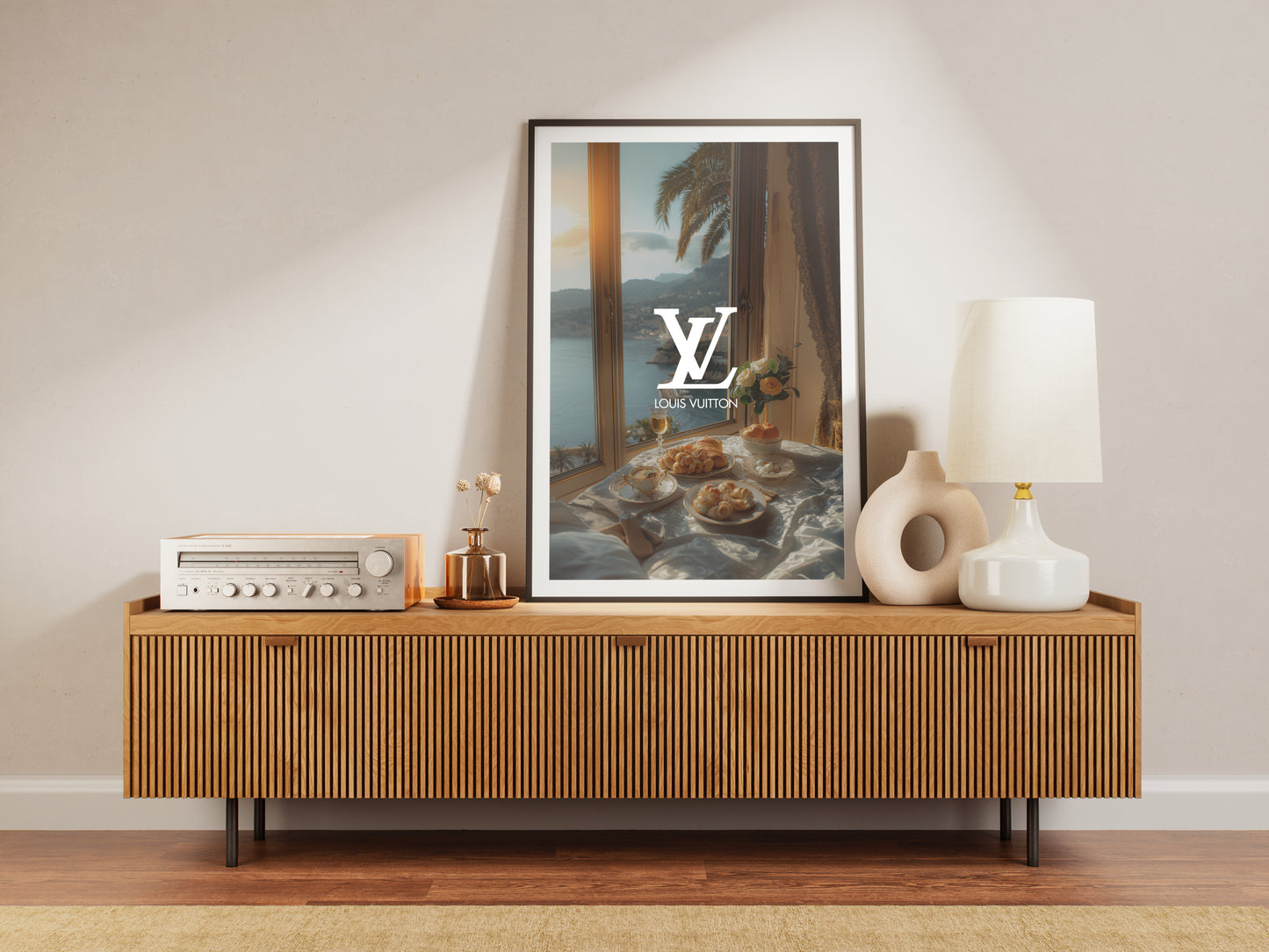 Louis Vuitton Breakfast Vintage Poster