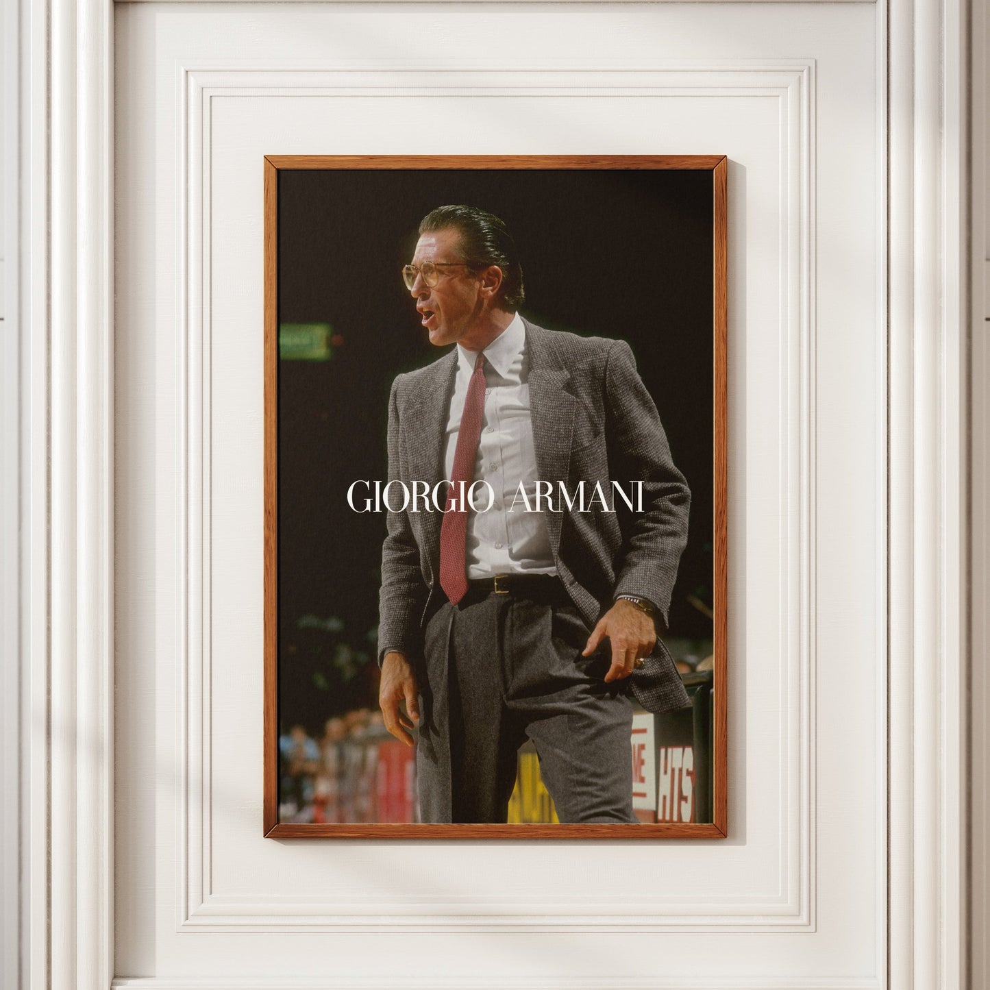 Pat Riley x Giorgio Armani Vintage Poster