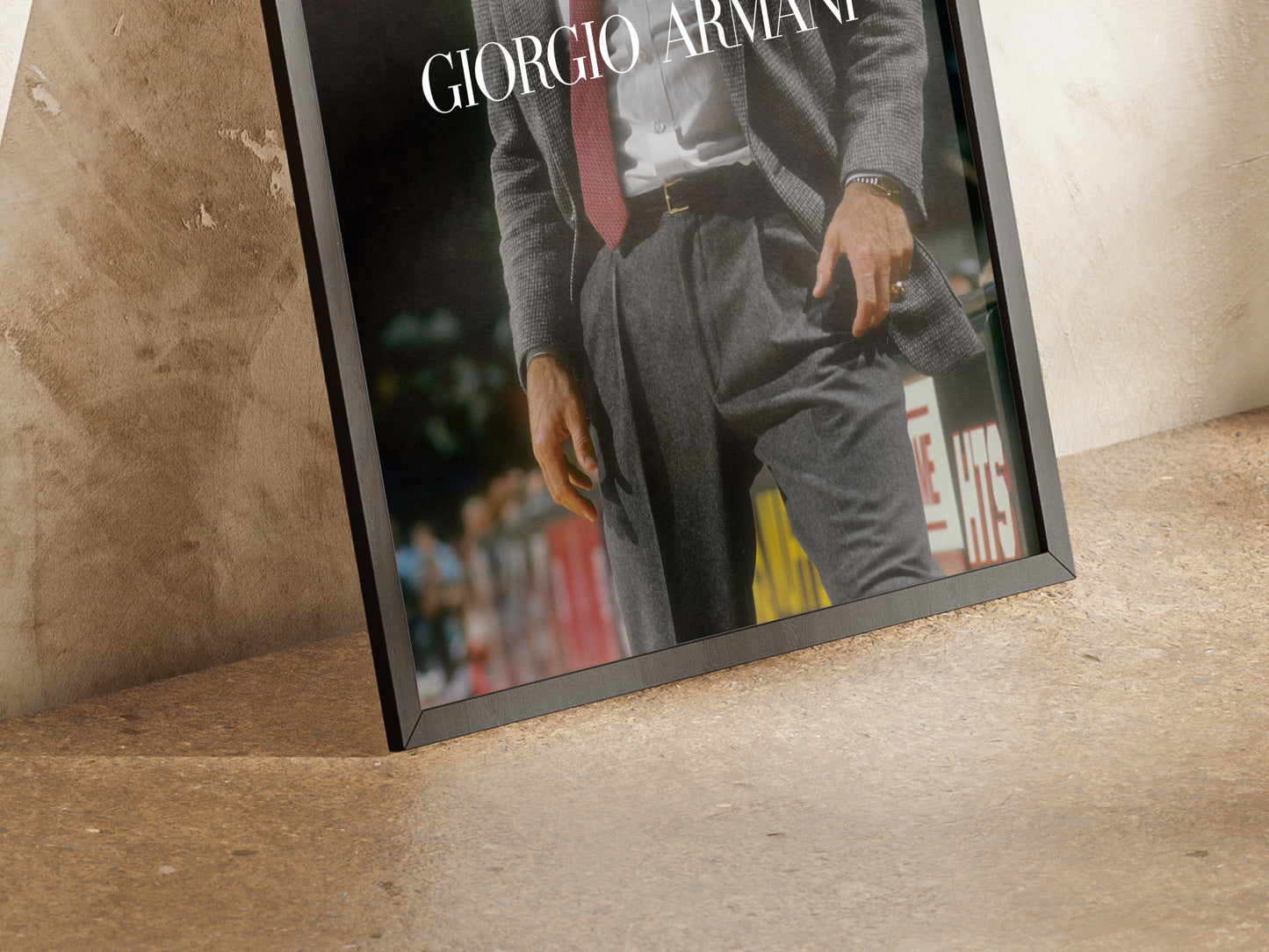 Pat Riley x Giorgio Armani Vintage Poster