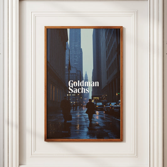 Goldman Sachs New York Night Poster (Part I)