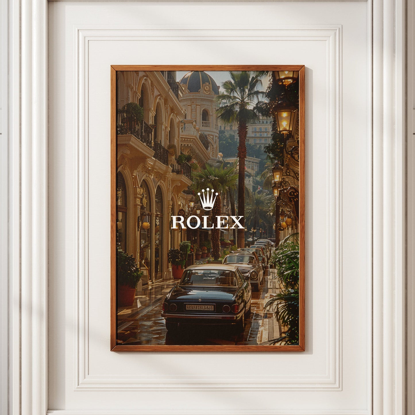 Rolex Monaco Luxury Vintage Poster