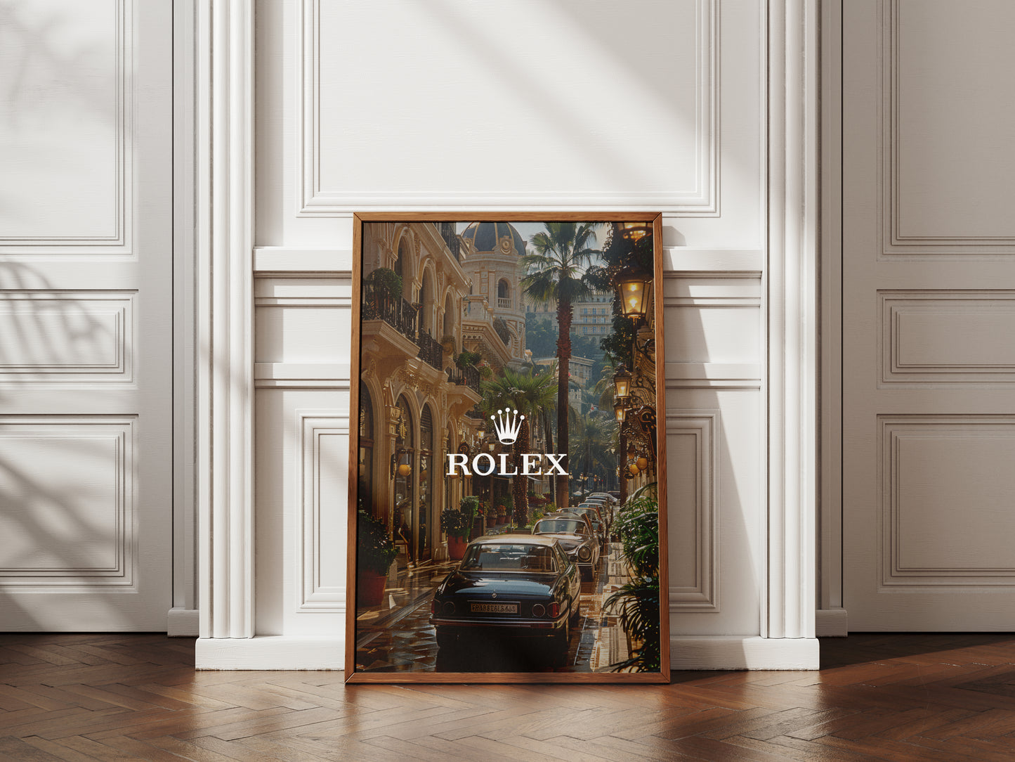 Rolex Monaco Luxury Vintage Poster