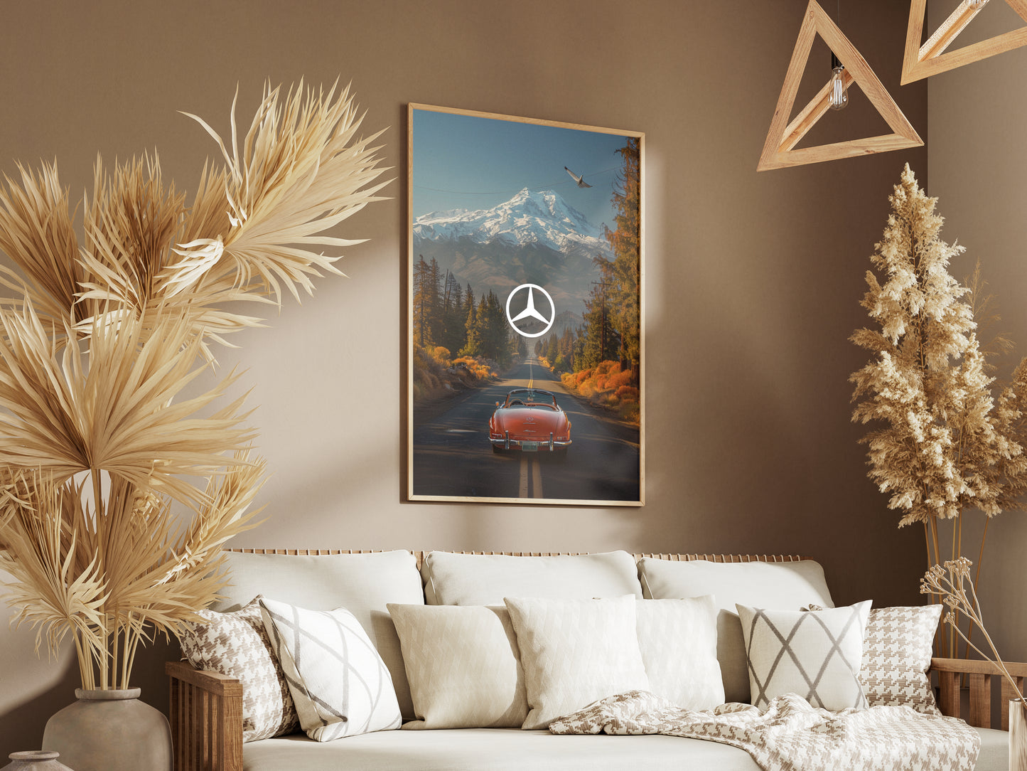 Mercedes Scenic Vintage Poster