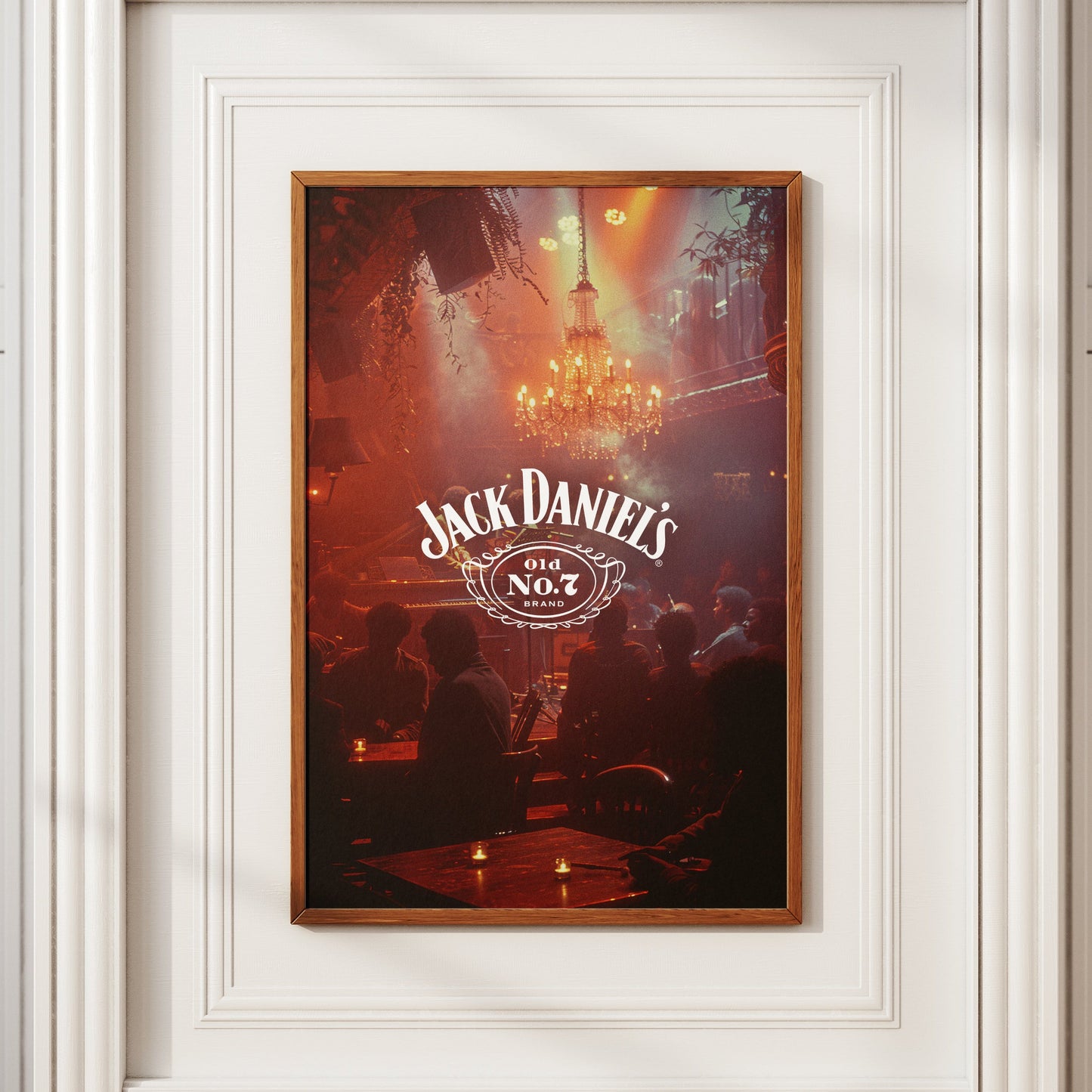 Jack Daniels Jazz Club Luxury Vintage Poster