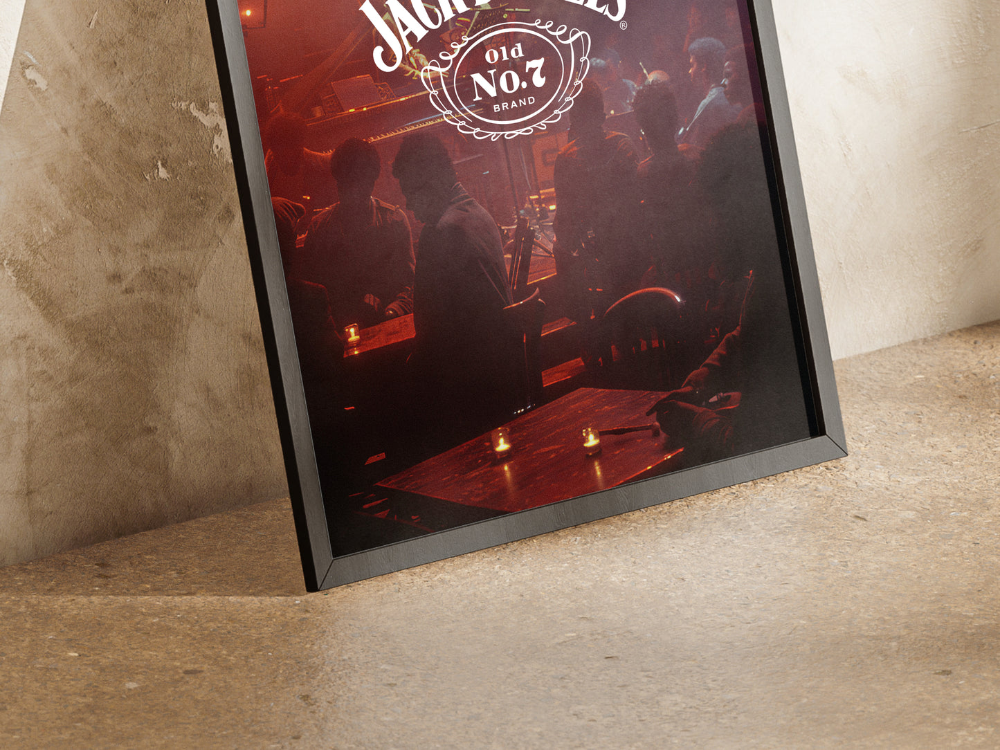 Jack Daniels Jazz Club Luxury Vintage Poster