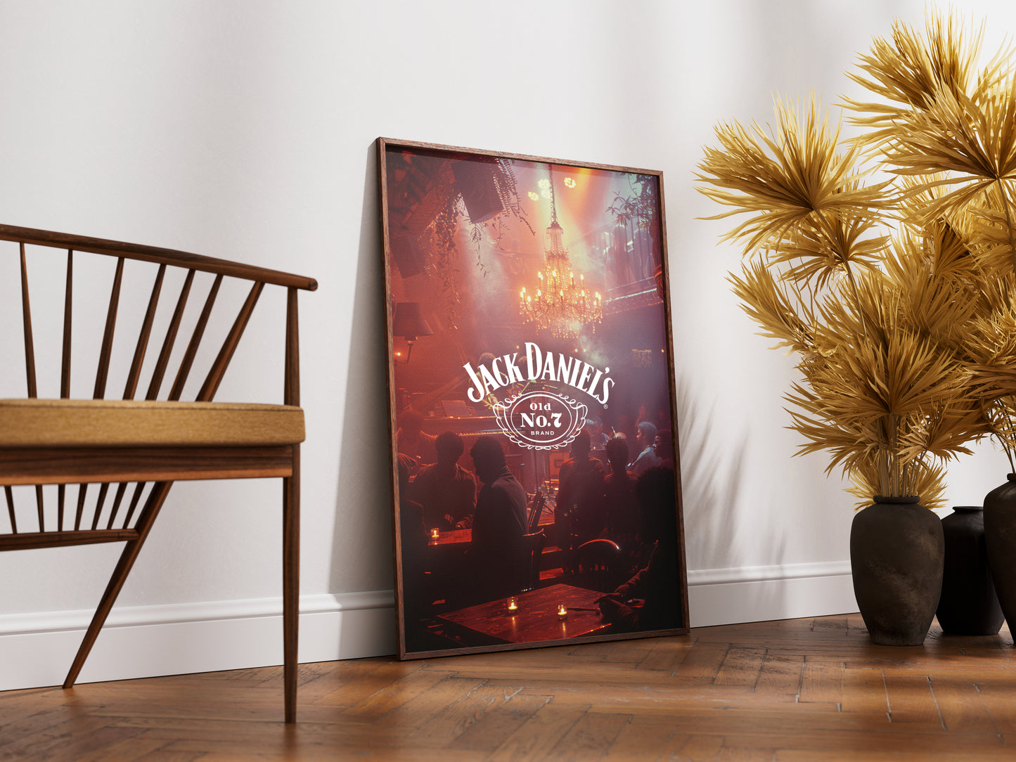 Jack Daniels Jazz Club Luxury Vintage Poster