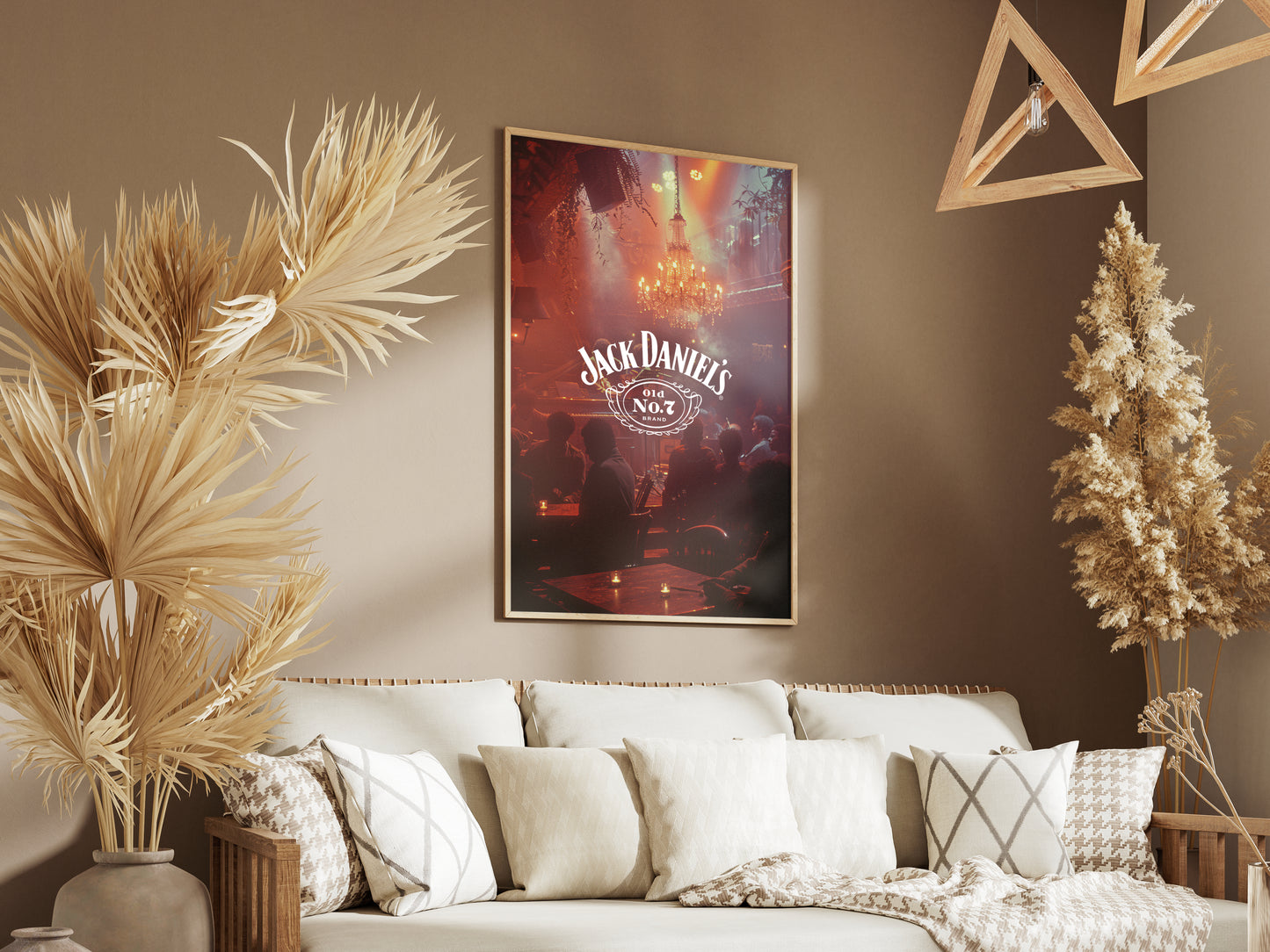 Jack Daniels Jazz Club Luxury Vintage Poster