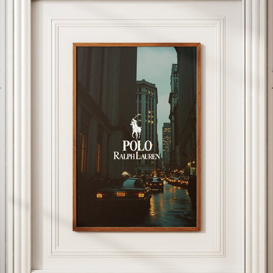 Polo Ralph Lauren New York Night Poster