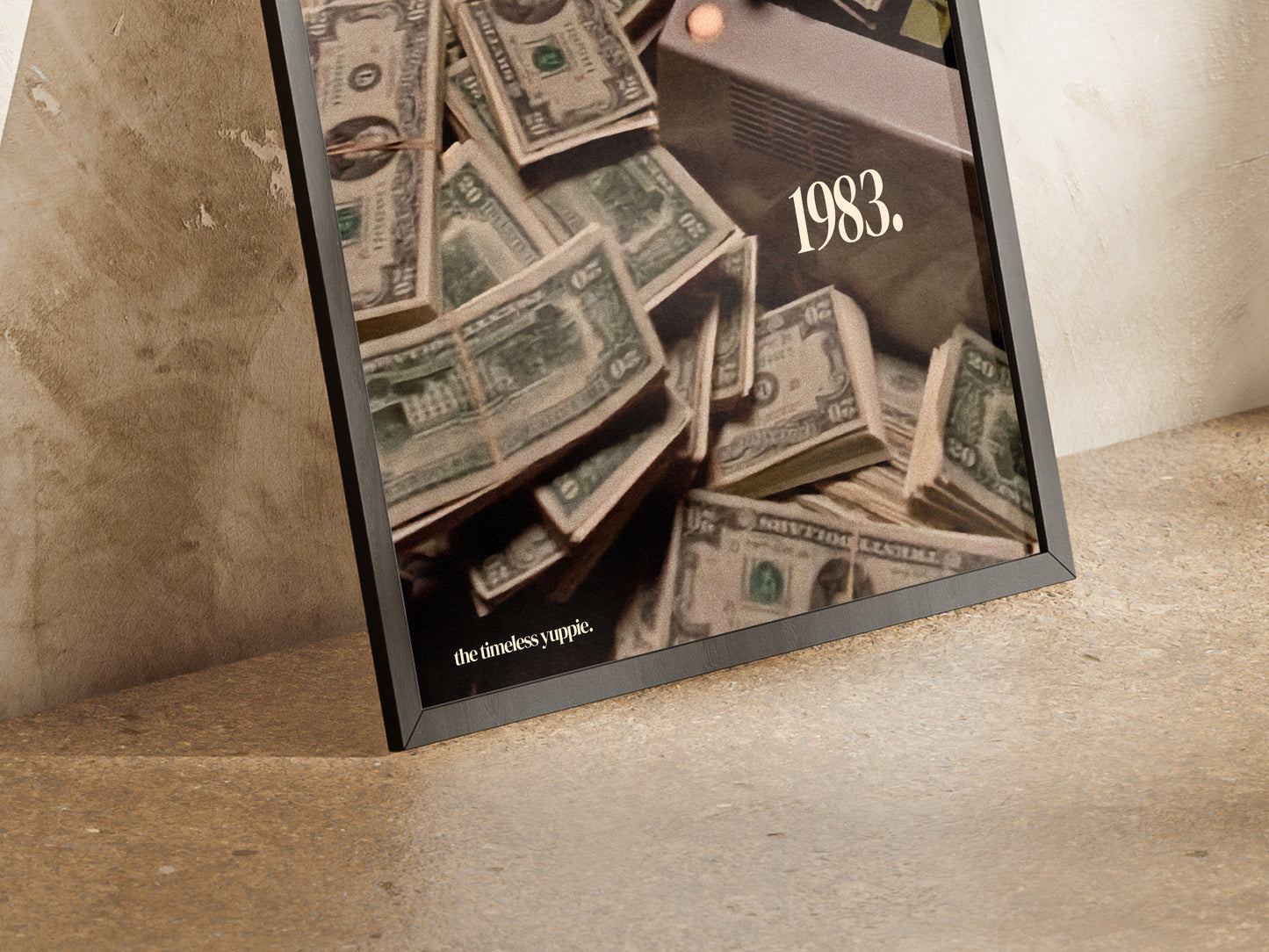 Scarface 1983 Money Counter Poster