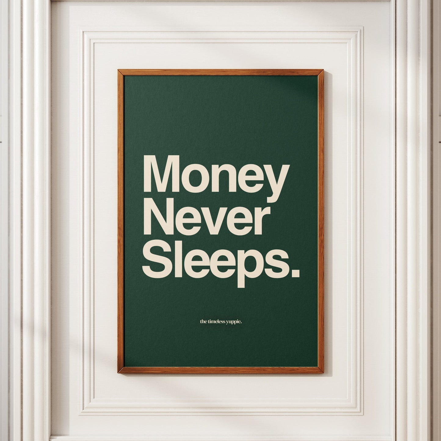 Money Never Sleeps - Wall Street Quote