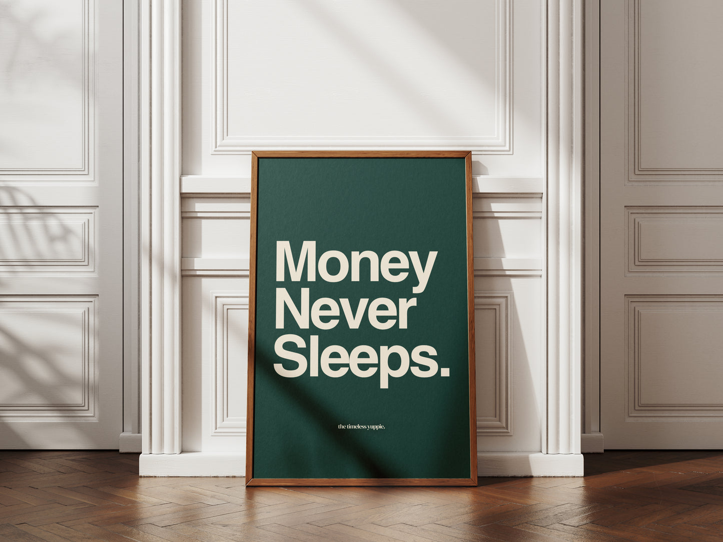 Money Never Sleeps - Wall Street Quote