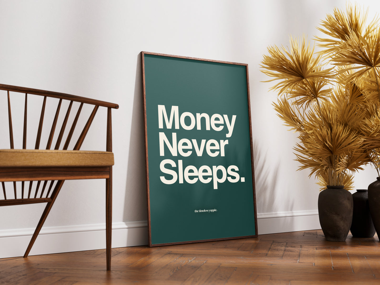 Money Never Sleeps - Wall Street Quote