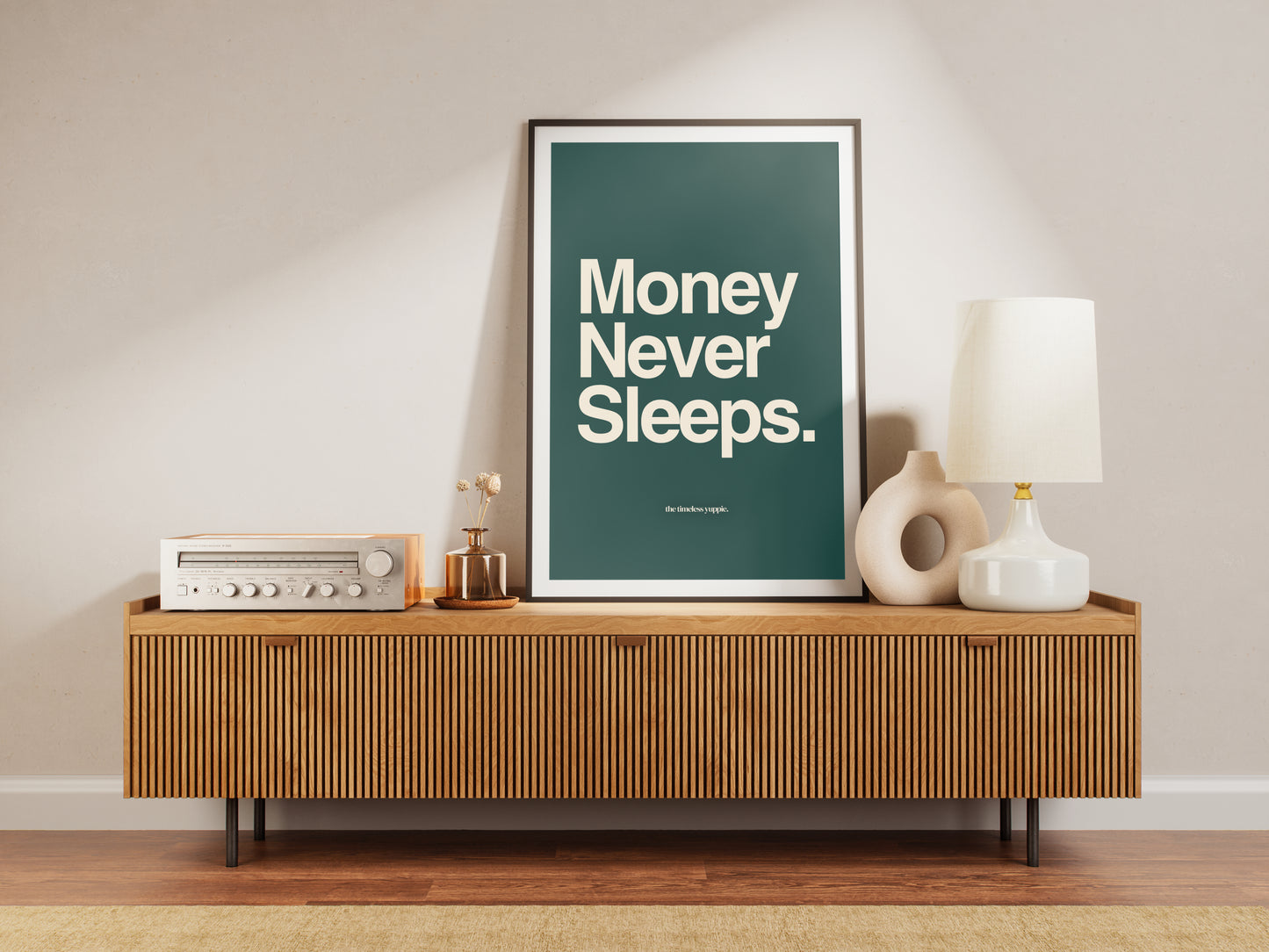 Money Never Sleeps - Wall Street Quote