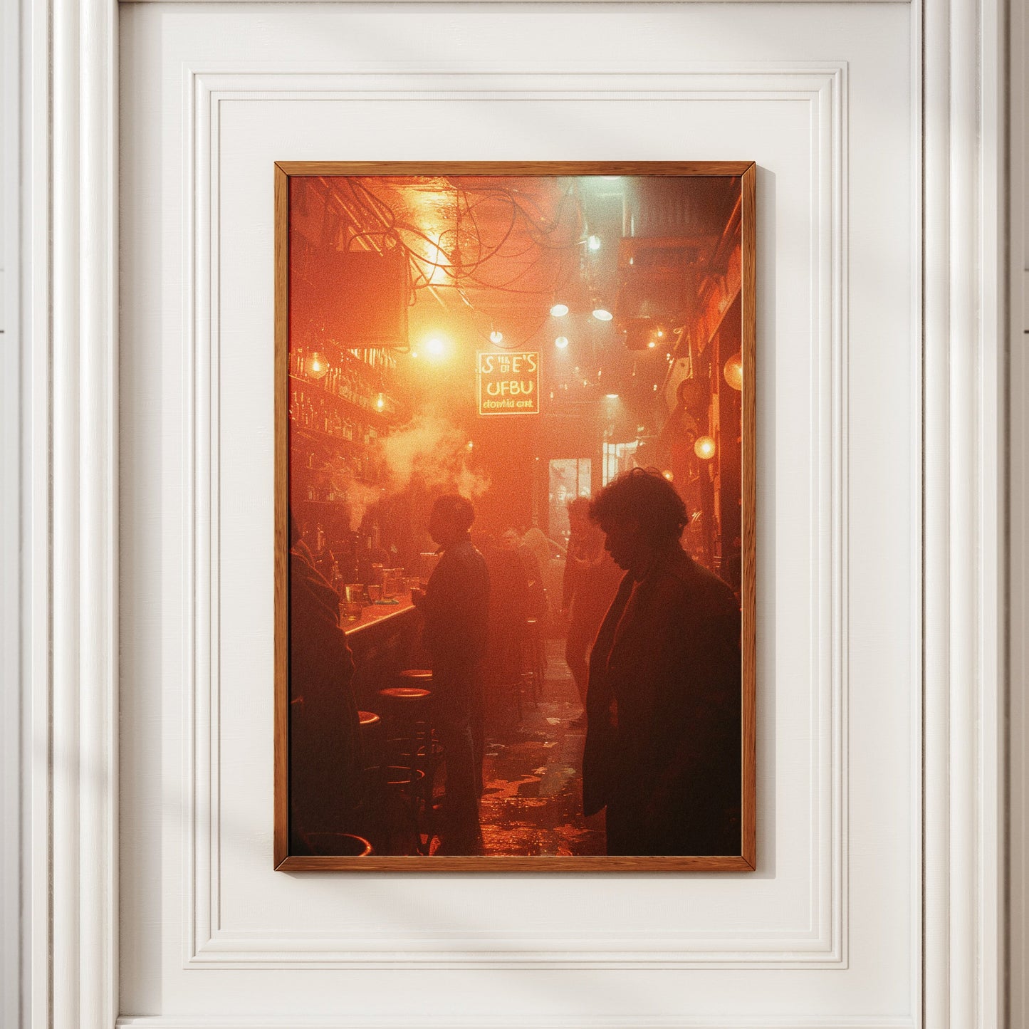 Moody Jazz Bar Vintage Poster